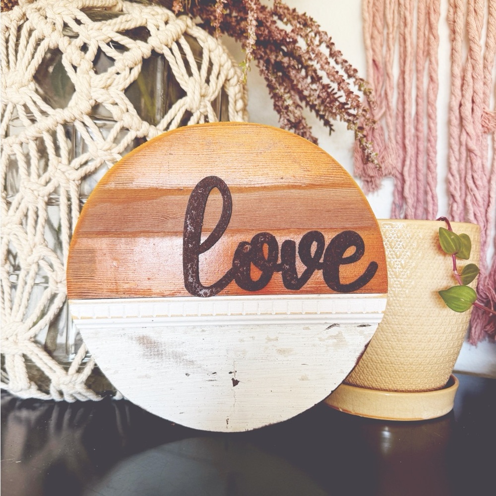 Rustic Love Wall Art Decor